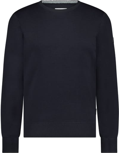 State Of Art Trui Wol Blend Navy - Maat S - Heren - Pullovers