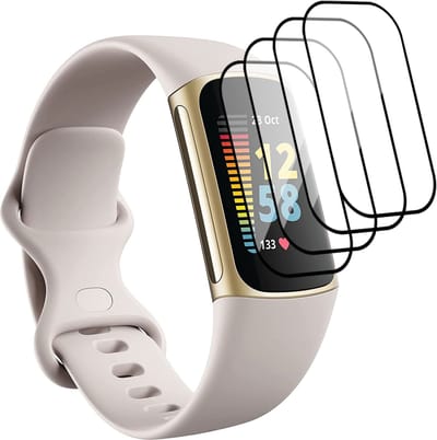 Screenprotector geschikt voor Fitbit Charge 5 - Transparant - 4x