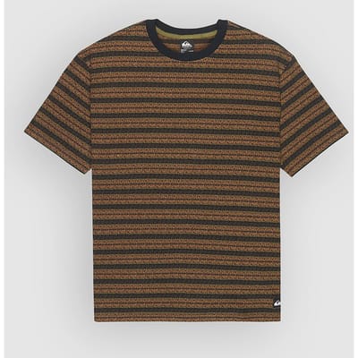 Quiksilver Okano Jacquard T-Shirt zwart