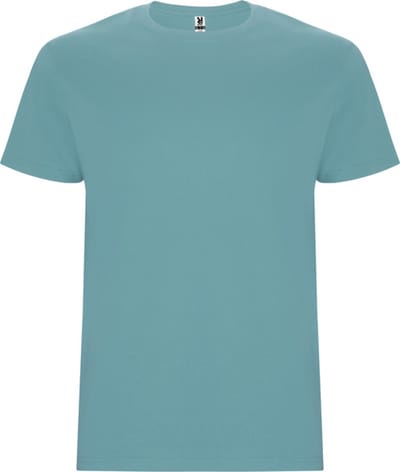 2 Pack T-shirt's unisex met korte mouwen 'Stafford' Dusty Blue - M