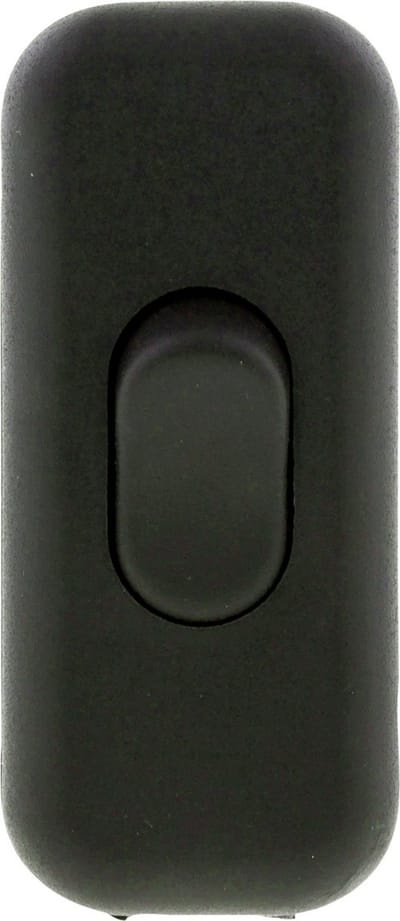 Scanpart snoerschakelaar - Zwart - 2 polig - 2 x 0.75 mm