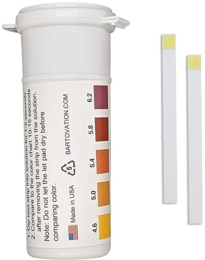 pH Teststrips voor Bierbrouwers - Zuurtegraad Meten 4.6 - 6.2 (100 Stuks)