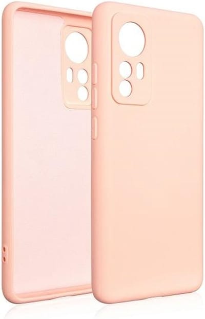 Beline Silicone Serie - Telefoonhoesje - Xiaomi 12 - Rose Goud - Antislip