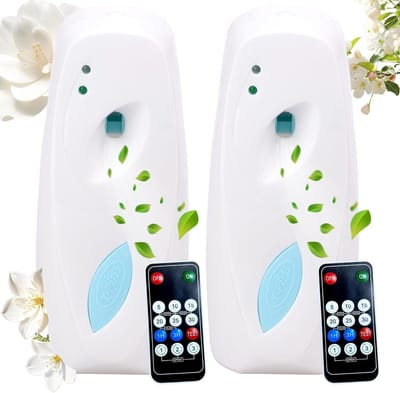 Dailygoody - Automatische Luchtverfrisser - Geurdispenser - Muur Gemonteerd of Vrijstaand - Voor Badkamer en Kantoor - Met Lichtsensor - Voor Hotel en