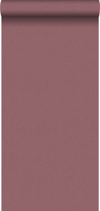 ESTAhome behang linnenstructuur bordeaux rood - 53 cm x 10.05 m - 148744