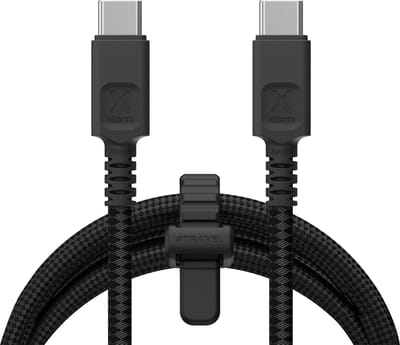 Xtorm Next Gen USB-C kabel - USB-C naar USB-C - Extra stevige USB C kabels - 100W - 3 Meter - Snellader - Oplader - Oplaadkabel geschikt voor telefoon en tablet/iPad - Zwart