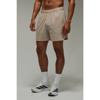 Geperforeerde Hardloopshort Common Pace 5 Inch | Taupe | Size XS