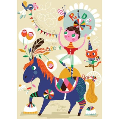 Petit Monkey poster Pretty Little Rider 50 x 70 cm