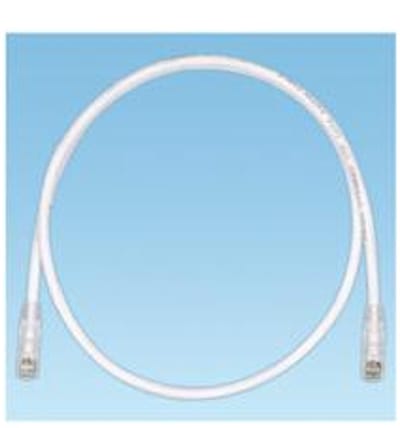 Panduit Copper Patch Cord, Category 6, Off White UTP Cable, 5 Meters netwerkkabel Wit 5 m