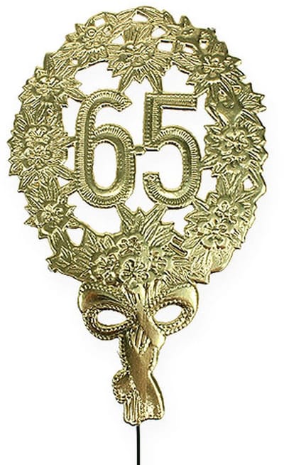 Jubileumnummer 65 Ø8cm 10st