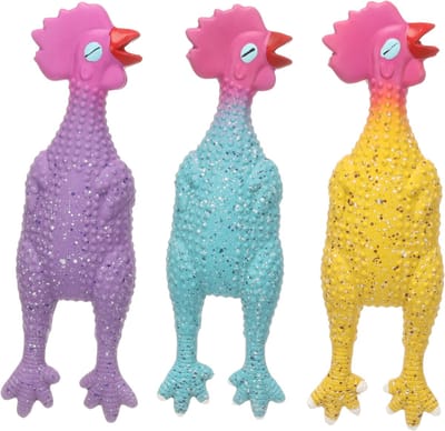 FLAMINGO - SPEELGOED FRECKLES KIP S MEERDERE KLEUREN 26x,7,2x5,2CM ASSORTIMENT