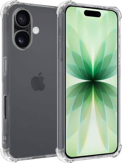 Hoesje Geschikt voor Apple iPhone 17 - Sterk & Shockproof - Siliconen Case - Back Cover - Telefoon Hoes Shock Proof - Transparant