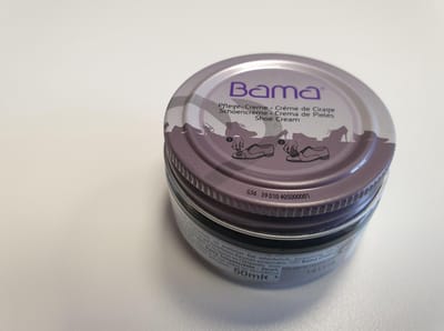 Bama G56 schoen creme voor glad leer - 50ml schoenpoets - 009 zwart