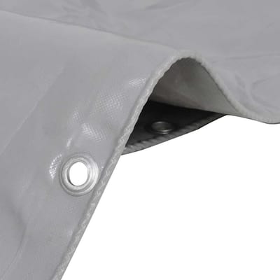 vidaXL - Dekzeil - 650 - g/m² - 1,5x6 - m - grijs