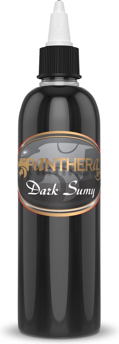 Panthera Ink - Dark Sumy 150ml | Premium Professionele Tattoo Inkt | Reach & Vegan | Stick en Poke | Handpoke Tatoeage Inkt | Tattoo set | PMU | Permanente Make-up | Geschikt voor Machine Cartridges & Needles | Liner | Shader
