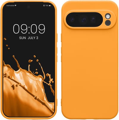 kwmobile telefoonhoesje geschikt voor Google Pixel 10 Pro XL - Hoesje voor smartphone - Precisie camera uitsnede - In fruitig oranje