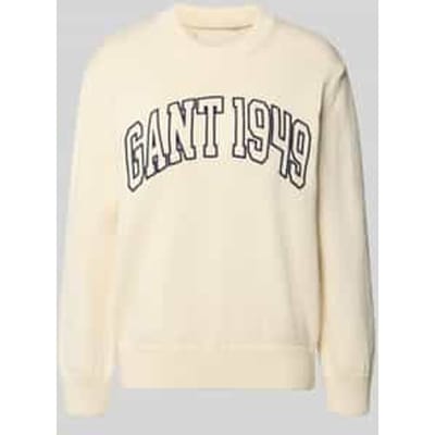 Gebreide pullover met Labelstitching en Ronde hals