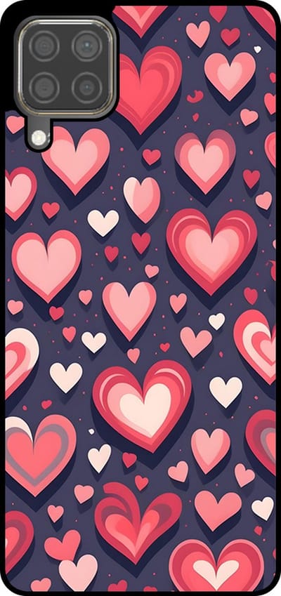 Smartphonica Telefoonhoesje Geschikt voor Huawei P40 Lite met Hartjes Opdruk - TPU Backcover Case With Heart Design geschikt voor Huawei P40 Lite