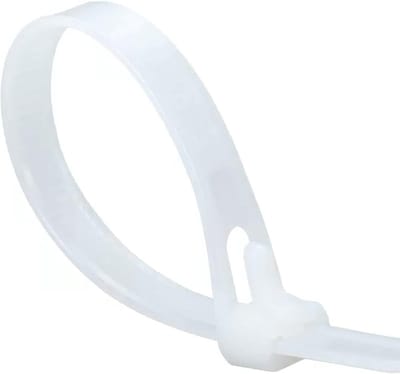 100 Stuks Dikke Kabelbinders 400mm x 7.6mm - Sterke Nylon Plastic Zelfsluitend - Extra Lange Zipper Tie Wraps voor Organisatie en Beveiliging
