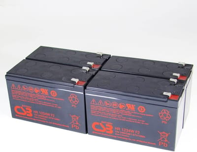 Lood Batterij - Vervangende Accu - Noodstroom UPS - Onderhoudsvrij AGM - 12 Volt 9Ah - Zwart