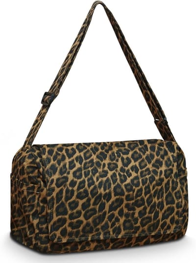 Grote Unisex Schoudertas van Canvas voor Dames - Mode Tas voor Dagelijks Gebruik, Kantoor, School en Reizen