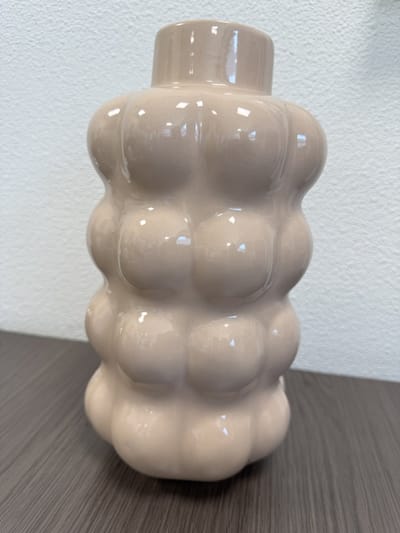 Mica vaas beige 30 cm