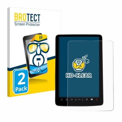 BROTECT - Screenprotector voor Volvo EX30 12.3" - Folie Beschermfolie transparant 2 Stuks