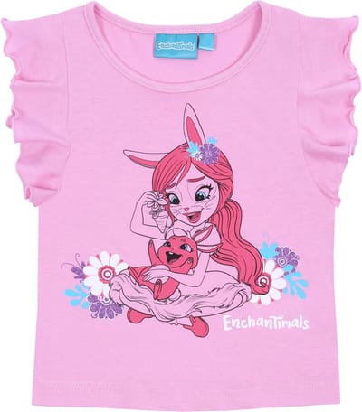 Roze meisjes-T-shirt Bree Bunny ENCHANTIMALS