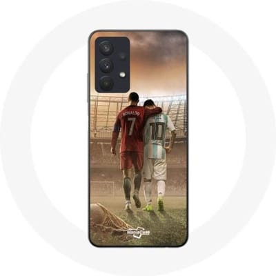 Hoesje - Samsung - Galaxy A32 5G - Cristiano Ronaldo - Messi - Flexibel - Sportief