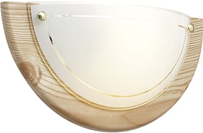 QAZQA mesiac - Klassieke Wandlamp voor binnen - 1 lichts - L 31 cm - Naturel - Woonkamer | Slaapkamer
