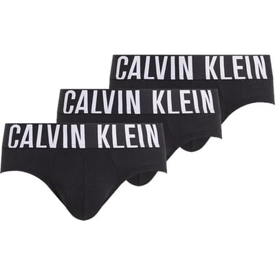 Calvin Klein Hip Brief 3 Pack Comfortabel Eenvoudig Letterprint Driehoek Ondergoed Mannen ondergoed 000NB3607A-UB1 L white