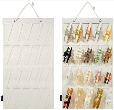 Haarclip opbergrek, hangende opslag voor meisjes haaraccessoires - 25,2x13,7 inch - Haarclip opbergrek voor meisjes - Haarclip rek wandmontage - Haaraccessoire opbergrek Wandmontage