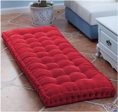 Tuinkussen Bank - Zitkussen Bankstel - Buiten Ontspannen - 8-10 cm Dik - 130 x 80 cm - Denimblauw