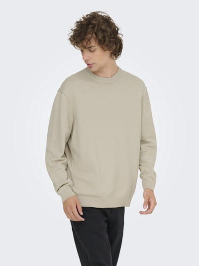 ONLY&SONS - ONSGAME RLX 12 LS CREW - Heren - Gebreide truien