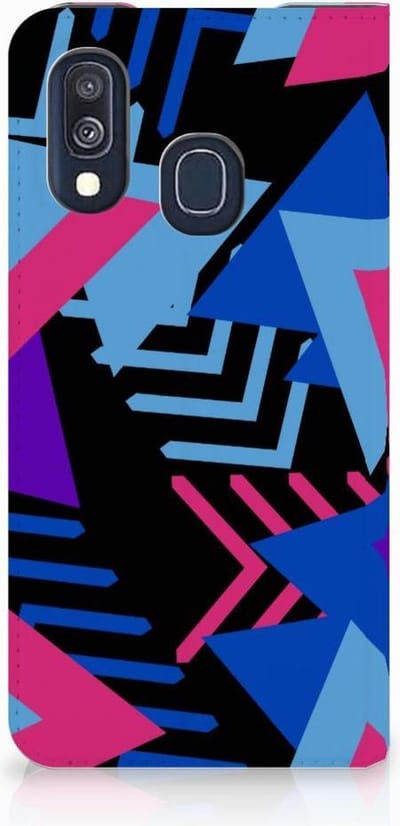 Samsung Galaxy A40 Stand Case Funky Triangle