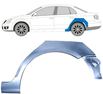 Reparatiepaneel achterspatbord voor Volkswagen Jetta 2005-2010 / Links