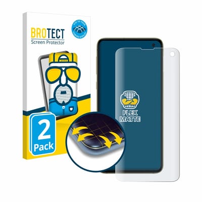 BROTECT - Screenprotector voor Samsung Galaxy S10e - Folie Beschermfolie matte volledig dekking 2 Stuks