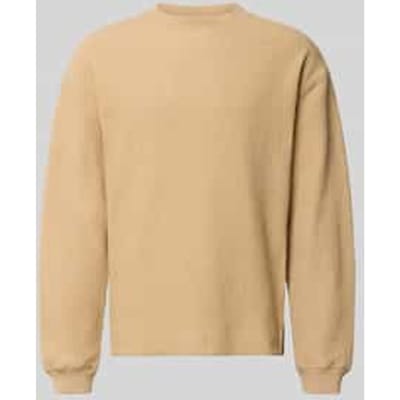 regular fit sweatshirt van katoenmix model 'DENOLONG'