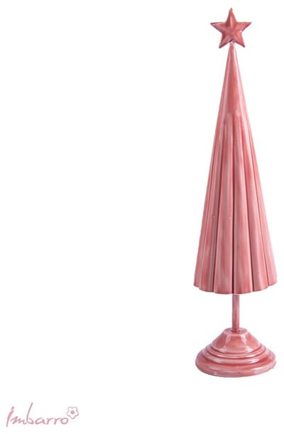 Imbarro – Decoratieve Kerstboom – Boom – Kerstboom – Roze – Metaal – Cady – 11×47.50
