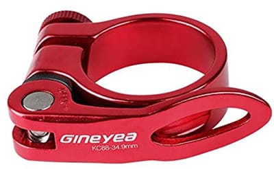 Fiets Zadelklem met Snelspanhendel voor Mountainbike en Wegfiets - 31,8 mm en 34,9 mm