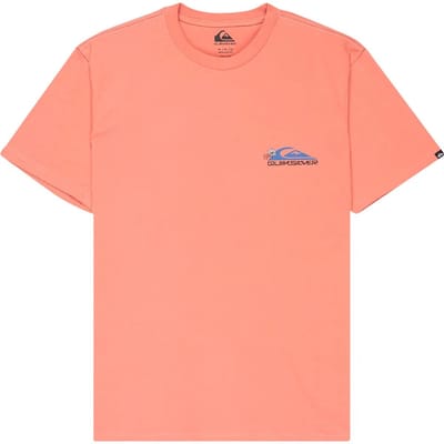 Quiksilver Ev Barrel Paradise T-shirt Met Korte Mouwen Oranje M Man