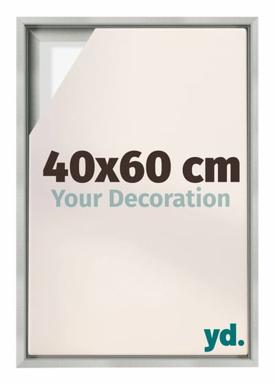 Your Decoration - Baklijst 40x60 cm - Zilver Mat - Baklijst voor Canvas - MDF - Lyon