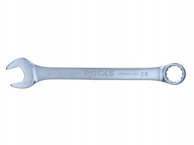ROOKS Ringsleutel 20 mm - 31CrV3 staal, dubbel chroom, DIN 3113A