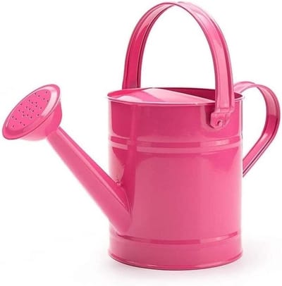 Metalen Gieter - Bloemgieter Plant Gieter - Planten Water Geven - Dubbele Handvatten - 1.5L - Roze