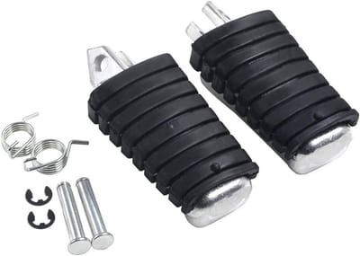 Voetsteunen Motor - Voetpedalen Set - Comfortabel Rijden - Voertuigspecifieke Pasvorm - 479 Gram - Zwart