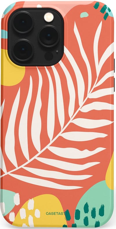 Casetastic Hoesje Geschikt voor Apple iPhone 14 Pro Max Magsafe - Stijlvolle Beschermende Duo-layer Case - Zomeravond