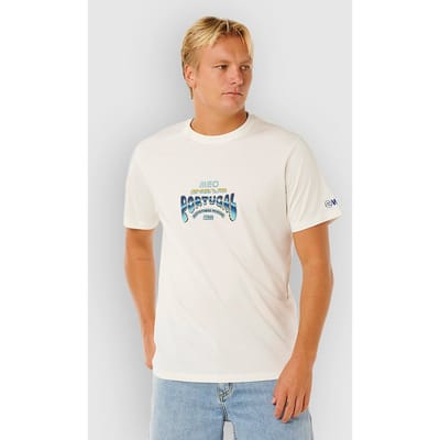 Rip Curl Meo Peniche Pro 2026 Logo T-shirt Met Korte Mouwen Wit S Man