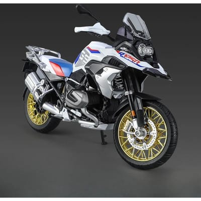 Groot 1:9 R1250Gs S1000Rr Motorfiets Metalen Diecast Model Speelgoed Metalen Carrosserie Geluid Licht Auto Modellen Verjaardagscadeaus Collectie