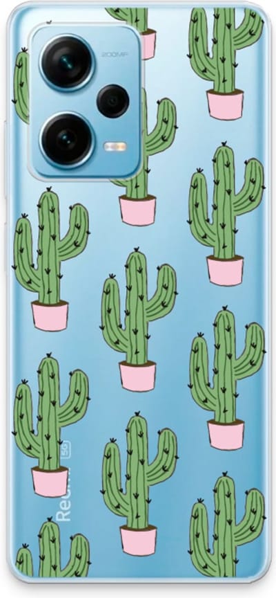 Case Company® - Hoesje geschikt voor Xiaomi Redmi Note 12 Pro Plus hoesje - Cactus Lover - Soft Cover Telefoonhoesje - Bescherming aan alle Kanten en Schermrand