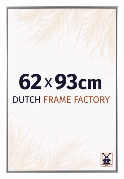 Fotolijst 62x93 cm - Kunststof - Zilver Hoogglans - Easy